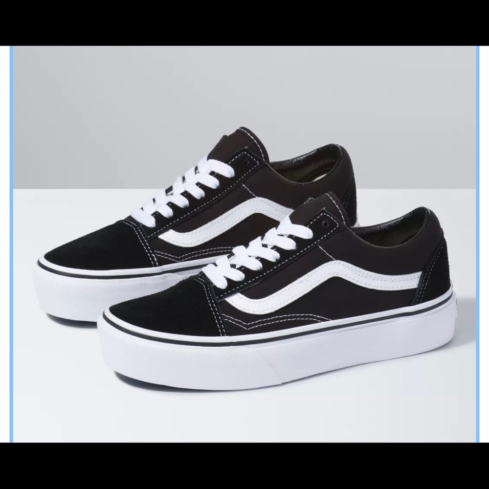 Vans old school platform